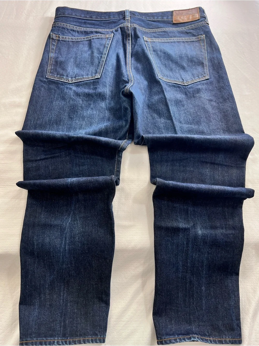 J. Crew Slim Straight Jeans in Dark Indigo